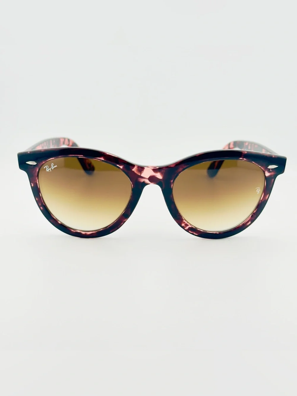 Ray-Ban Wayfarer Way Women’s Sunglasses RB2241 Polished pink Havana Brown Lenses